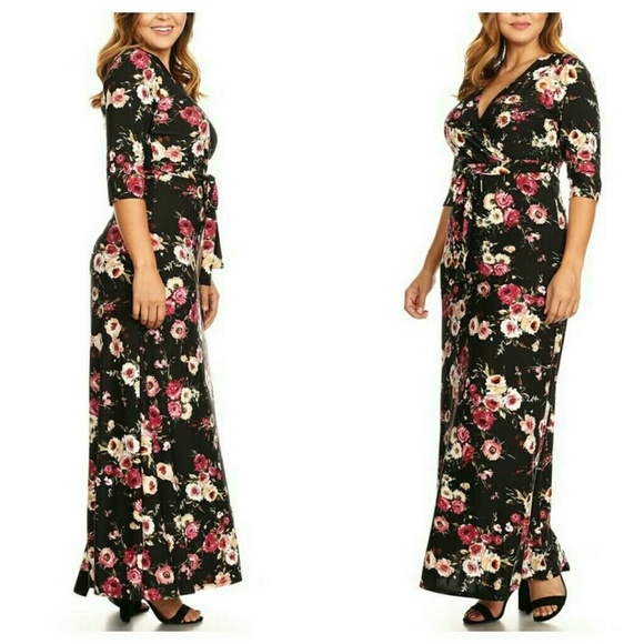 New! ➕ Floral Maxi Dress - Picture 3 of 5